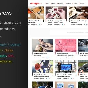 Omago News v3.0 Nulled – User Profile Membership & Content Sharing Theme