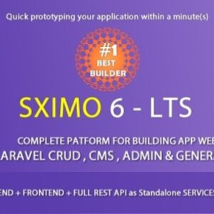 Laravel Multi Purpose Application v7.1 Nulled – CRUD – CMS – Sximo 6