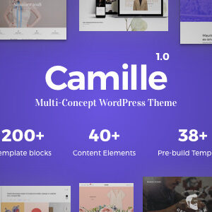 Camille v1.5.1 Nulled – Multi-Concept WordPress Theme
