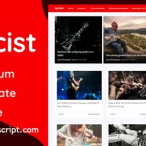 Lyricist v1.0 Nulled – (Premium) Blogger Template Free