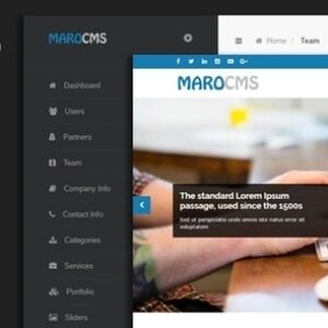 MaroCMS – Business CMS Nulled v2.2 – PHP Script