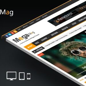 Mega Mag v1.3 Nulled – Responsive Magazine Blogger Template Free