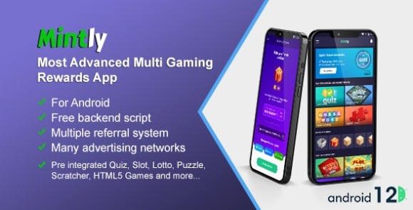 Mintly v1.52 Nulled – Advanced Multi Gaming Rewards App Source Code