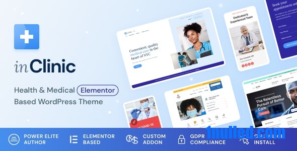InClinic v1.1.10 Nulled - Healthcare & Medical WordPress Theme