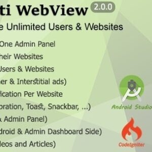 Multi WebView + Admin Panel v2.0 App Source Code