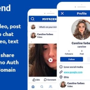 Myfriend v1.3 Nulled – Friends Posts Groups Chat Follow Social Networking App Android Studio + Firebase and AdMob App
