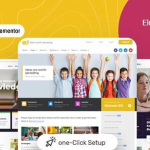Ed School v3.20.1 Nulled – Education WordPress Theme