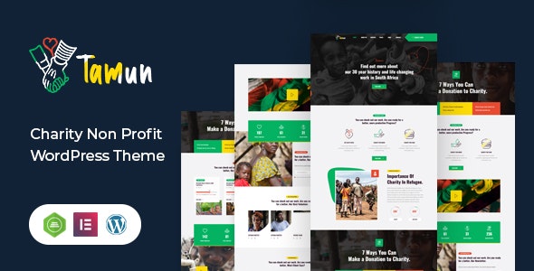 Tamun v1.7 Nulled - Fundraising WordPress Theme