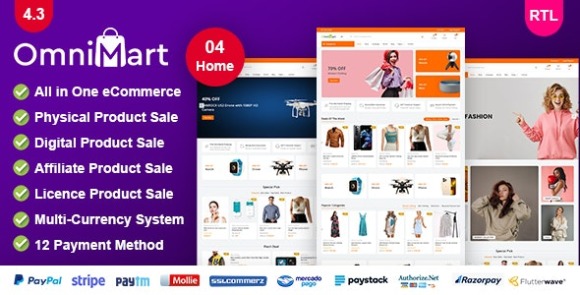 OmniMart v4.3 Nulled – eCommerce CMS | Laravel eCommerce Script