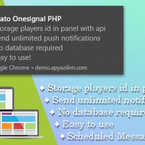 OneSignal v1.5 Nulled – PHP Push Notification Panel Script