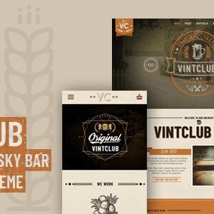 VintClub v1.1.0 Nulled – A Pub and Whisky Bar WordPress Theme