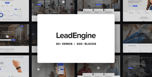 LeadEngine v4.5 Nulled - Multi-Purpose Theme with Page Builder
