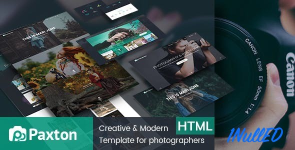 Paxton Nulled - Photography Portfolio Template
