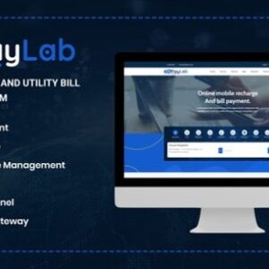 PayLab v1.0 Nulled – Mobile Recharge And Utility Bill Payment Platform PHP Script