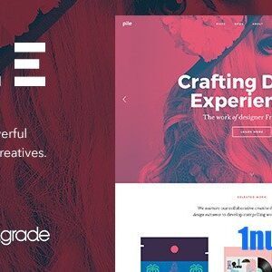 PILE v2.5.1 Nulled – An Uncoventional WordPress Portfolio Theme