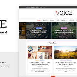 Voice v3.0.3 Nulled – Clean News/Magazine WordPress Theme