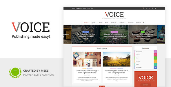 Voice v3.0.3 Nulled - Clean News/Magazine WordPress Theme