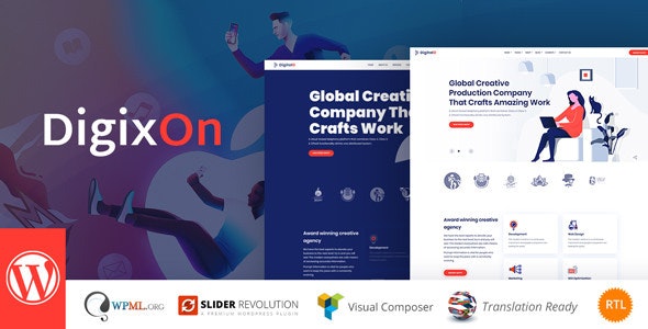 Digixon v2.6 Nulled - Digital Marketing Strategy Consulting WP Theme