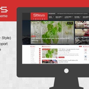 SNews v1.6 Nulled – News/Magazine Responsive Blogger Theme