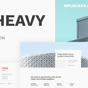 Heavy v1.1.1 Nulled – Industrial WordPress Theme