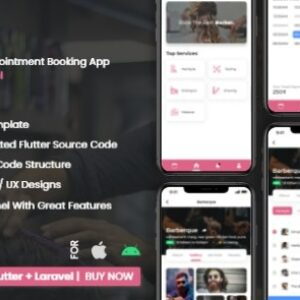 Salon Booking Management System with Mobile App using Flutter v3.6 Source Code