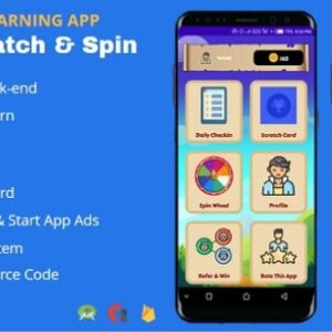 Scratch & Spin to Win Android App with Earning System v4.0 (Admob, Facebook, Start App Ads) Source