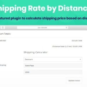 Shipping Rate by Distance for WooCommerce v1.1.3 Nulled – Plugin