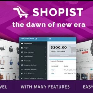 Shopist v3.0.1 Nulled – Laravel Multivendor eCommerce, CMS and Designer PHP Script