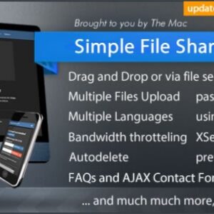 Simple File Sharer v3.70 Nulled – PHP Script By Themac