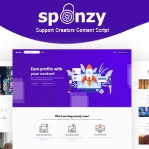 Sponzy v4.1 Nulled – Support Creators Content Script Free