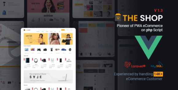 The Shop v1.3 – PWA eCommerce CMS Nulled PHP Script