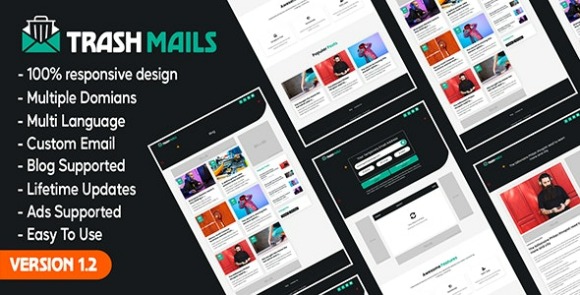 Trash Mails v1.3 Nulled – Temporary Email Address System PHP Script