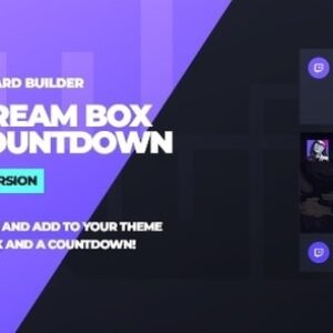 Twitch LiveStream Box and Countdown v1.1.1 WordPress Plugin Free