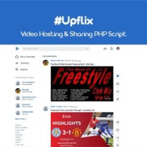 Upflix v1.0.3 Nulled – Video Hosting & Sharing PHP Script Free