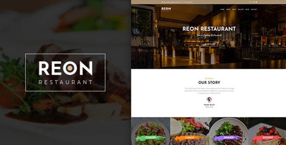 Reon v1.2.3 Nulled - Restaurant WordPress Theme