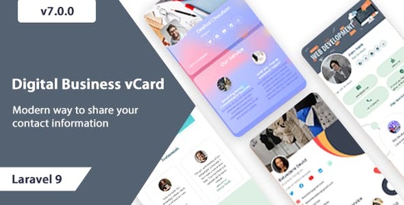 VCard SaaS v7.0.0 Nulled – Digital Business Card Builder SaaS – Laravel VCard SaaS PHP Script