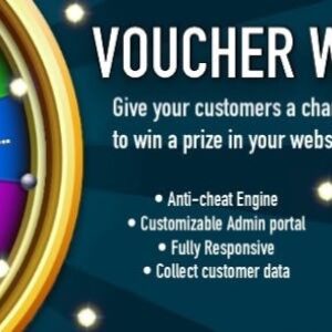 Voucher Wheel v1.2.2 Nulled – Engage and Give Prizes to your Customers Script