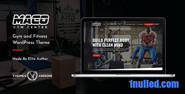 Maco v1.7 Nulled - Gym and Fitness WordPress Theme