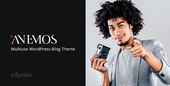 Anemos v2.4.0 Nulled - A Multiuse Blogging WordPress Theme