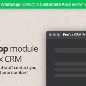 WhatsApp Module for Perfex CRM v1.0 Nulled – Addon