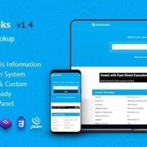 WhoisBooks v1.4 Nulled – Domain Whois Lookup PHP Script