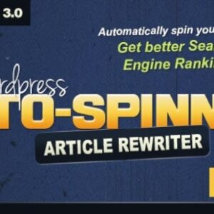 WordPress Auto Spinner v3.8.1 Nulled – Articles Rewriter Plugin