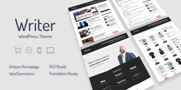 Writer v1.2 Nulled – Professional WordPress Theme for Writers