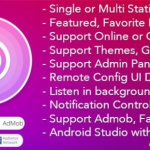 XRadio v4.3 Nulled – Best Radio Template For Android App Source Code