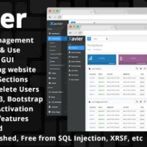 Xavier v3.2 Nulled – PHP Login Script & User Management Admin Panel PHP Script Free