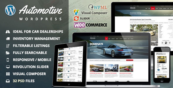 Automotive v13.0 Nulled - Car Dealership Business WordPress Theme