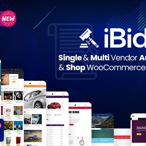 iBid v3.8 Nulled – Multi Vendor Auctions WooCommerce Theme
