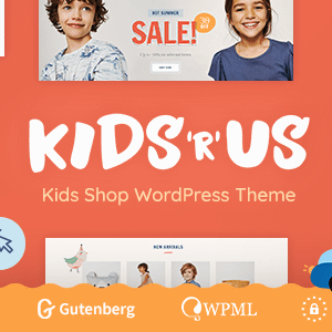 Kids R Us v1.1.2 Nulled – Toy Store and Kids Clothes Shop Theme
