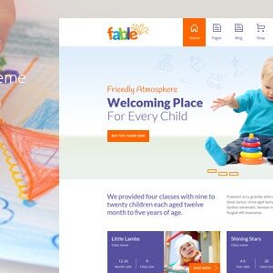 Fable v4.1 Nulled – Children Kindergarten WordPress Theme