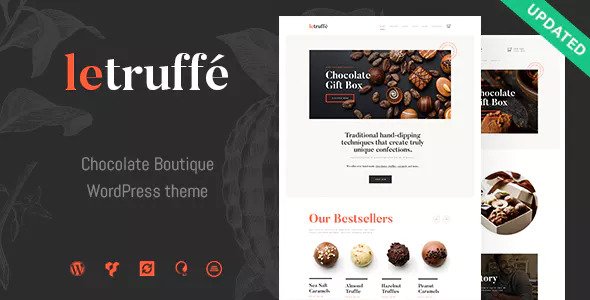 Le Truffe v1.1.7 Nulled - Chocolate Sweets & Candy Store WordPress Theme